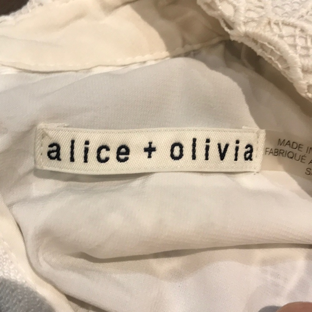 alice + olivia lace dress